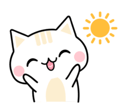 Cute Kitten Expression Sticker sticker #14511656