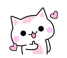 Cute Kitten Expression Sticker sticker #14511672