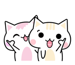 Cute Kitten Expression Sticker sticker #14511673