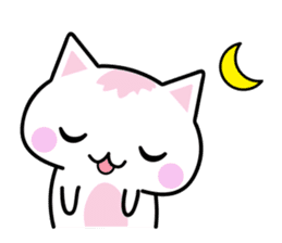 Cute Kitten Expression Sticker sticker #14511675