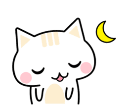 Cute Kitten Expression Sticker sticker #14511676