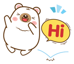 Mr.Boo Cutie bear + sticker #14512198