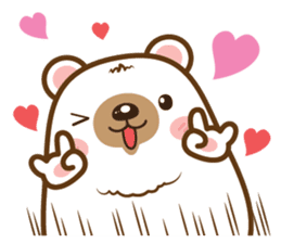 Mr.Boo Cutie bear + sticker #14512201