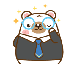 Mr.Boo Cutie bear + sticker #14512204
