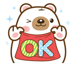 Mr.Boo Cutie bear + sticker #14512210