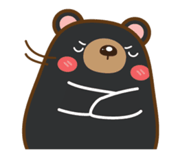 Mr.Boo Cutie bear + sticker #14512219
