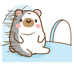 Mr.Boo Cutie bear + sticker #14512231