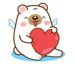 Mr.Boo Cutie bear + sticker #14512237