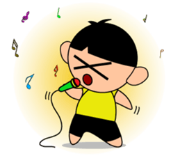 Boy Wants to be a Man sticker #14513925