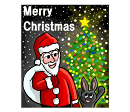 Mr.Shadow and black bunny sticker #14514115