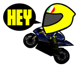 RACE FAN! BIKE! RACE! I LIKE motorcycle! sticker #14514214