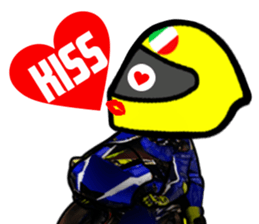 RACE FAN! BIKE! RACE! I LIKE motorcycle! sticker #14514228