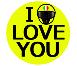RACE FAN! BIKE! RACE! I LIKE motorcycle! sticker #14514230