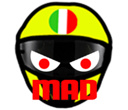 RACE FAN! BIKE! RACE! I LIKE motorcycle! sticker #14514234