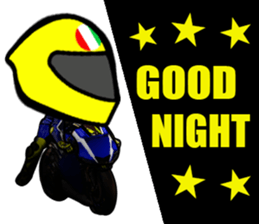 RACE FAN! BIKE! RACE! I LIKE motorcycle! sticker #14514243