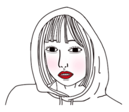 Bored man &woman sticker #14514736