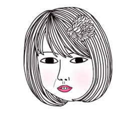 Bored man &woman sticker #14514762