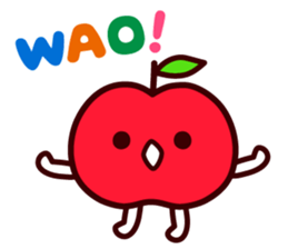 I give an apple sticker #14514891