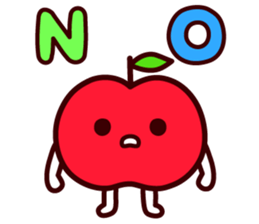 I give an apple sticker #14514914