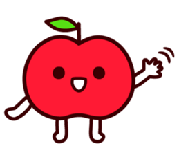 I give an apple sticker #14514917