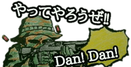 military sticker TRIGGER HAPPY sticker #14515116