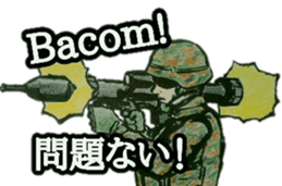 military sticker TRIGGER HAPPY sticker #14515135