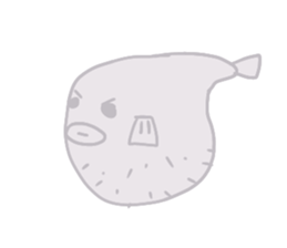 Puffer fish NiNi sticker #14516020