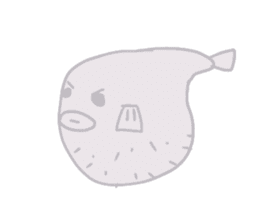 Puffer fish NiNi sticker #14516020