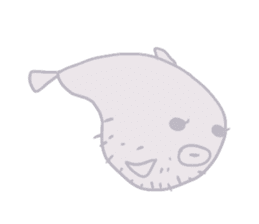 Puffer fish NiNi sticker #14516026
