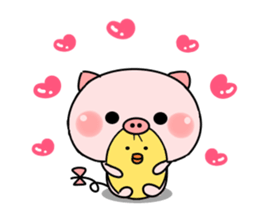 baby pig of new year (Chinese) sticker #14516116