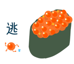 Mr. Salmon roe sticker #14516701