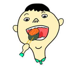 Mr. Salmon roe sticker #14516703