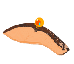 Mr. Salmon roe sticker #14516723