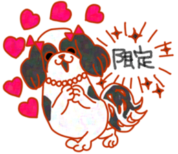 Cute animals with strong greed sticker #14516768