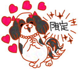 Cute animals with strong greed sticker #14516768