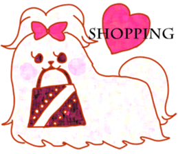 Cute animals with strong greed sticker #14516769