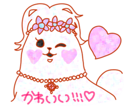 Cute animals with strong greed sticker #14516781