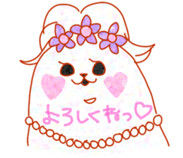 Cute animals with strong greed sticker #14516805