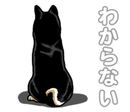 Daily Black Shiba Inu 5 sticker #14517092