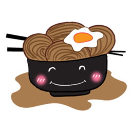 Very Funny Ramen Character sticker #14517582
