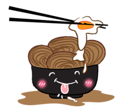 Very Funny Ramen Character sticker #14517586