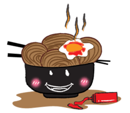 Very Funny Ramen Character sticker #14517587