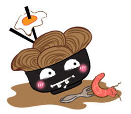 Very Funny Ramen Character sticker #14517595