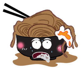 Very Funny Ramen Character sticker #14517597