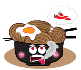 Very Funny Ramen Character sticker #14517598