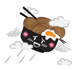 Very Funny Ramen Character sticker #14517602