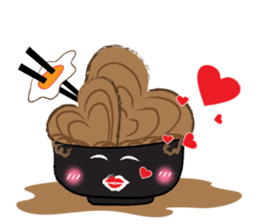 Very Funny Ramen Character sticker #14517609