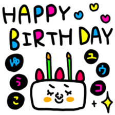 Many set Yuko sticker #14518190