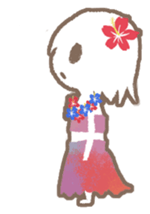 a hula girl sticker sticker #14518232