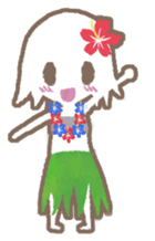 a hula girl sticker sticker #14518235